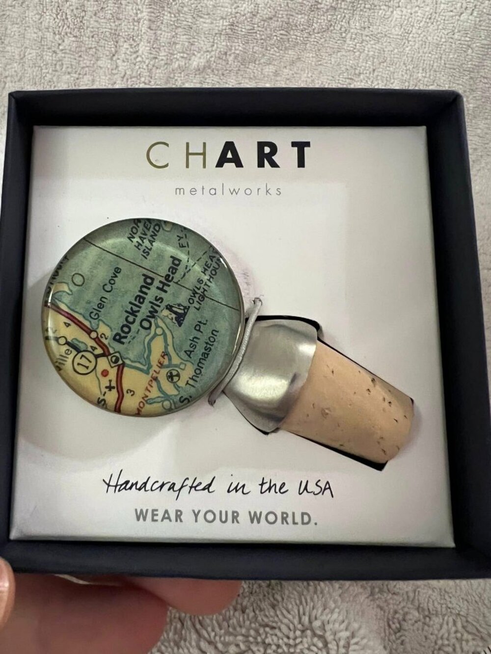 🐻Chart - NIB - Metalworks Wine Bottle Stopper